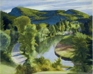 primer brazo del río blanco vermont Edward Hopper Pinturas al óleo